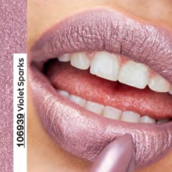 Avon Ultra Shimmer Lipstick Violet Sparks - Picture 2 of 8